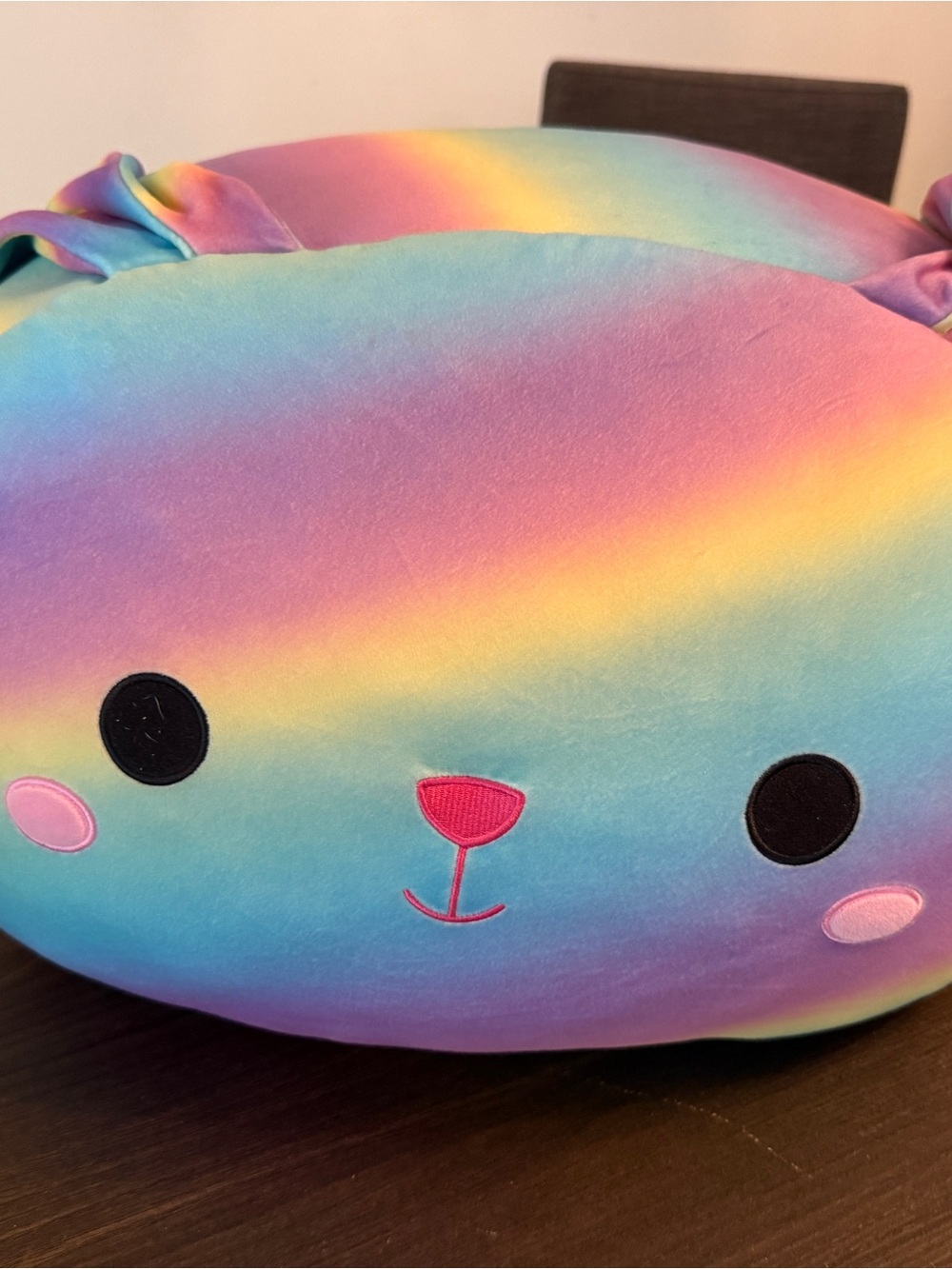 Squishmallows Stackables 20-Inch Rima Rainbow Gradient Bunny - Jumbo size